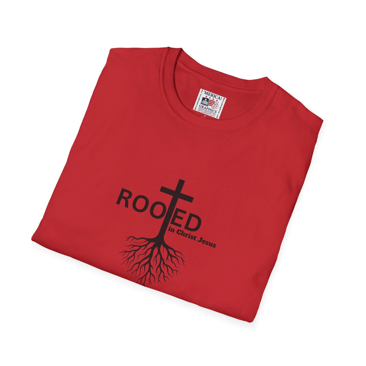Rooted in Christ Jesus - unisex Softstyle Tee