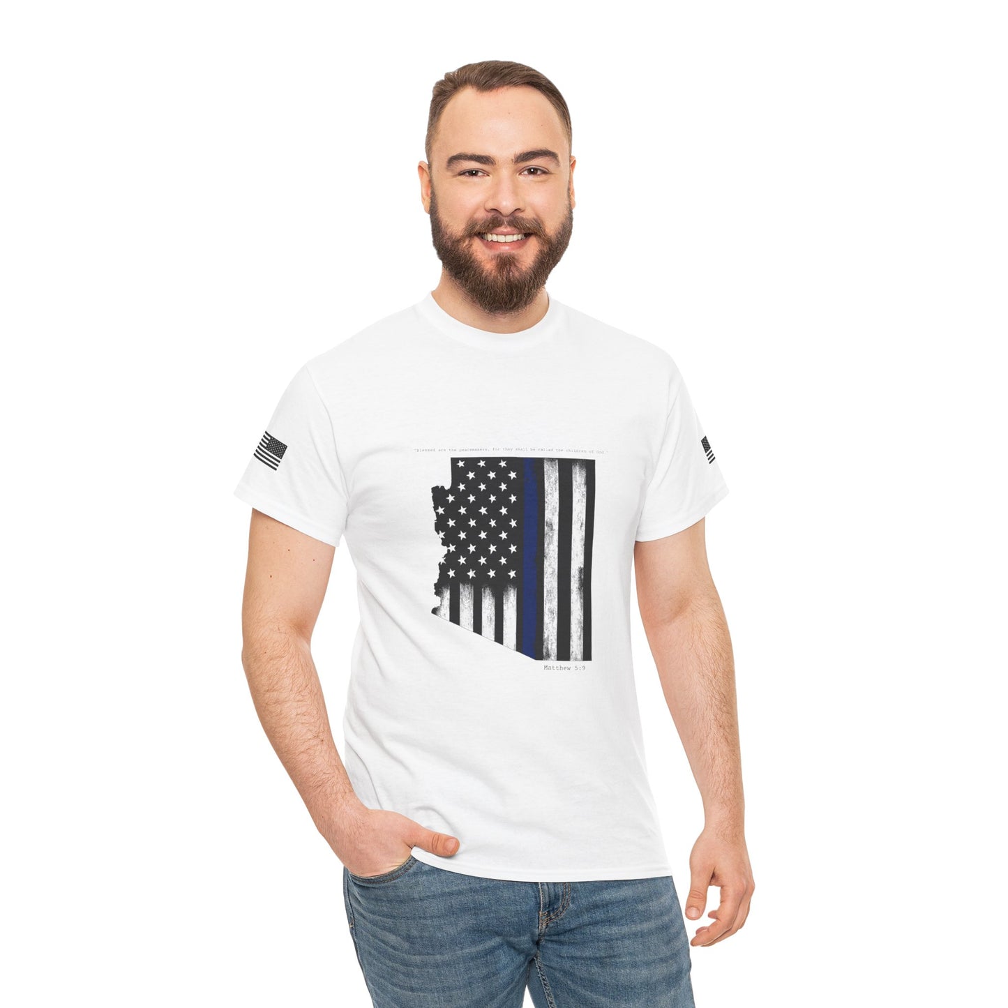 Arizona -Thin Blue Line -Tee