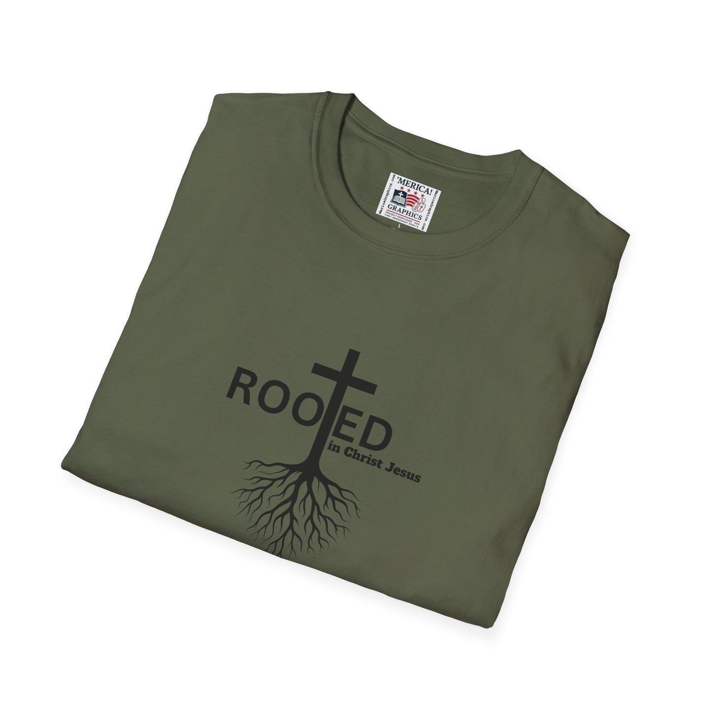 Rooted in Christ Jesus - unisex Softstyle Tee
