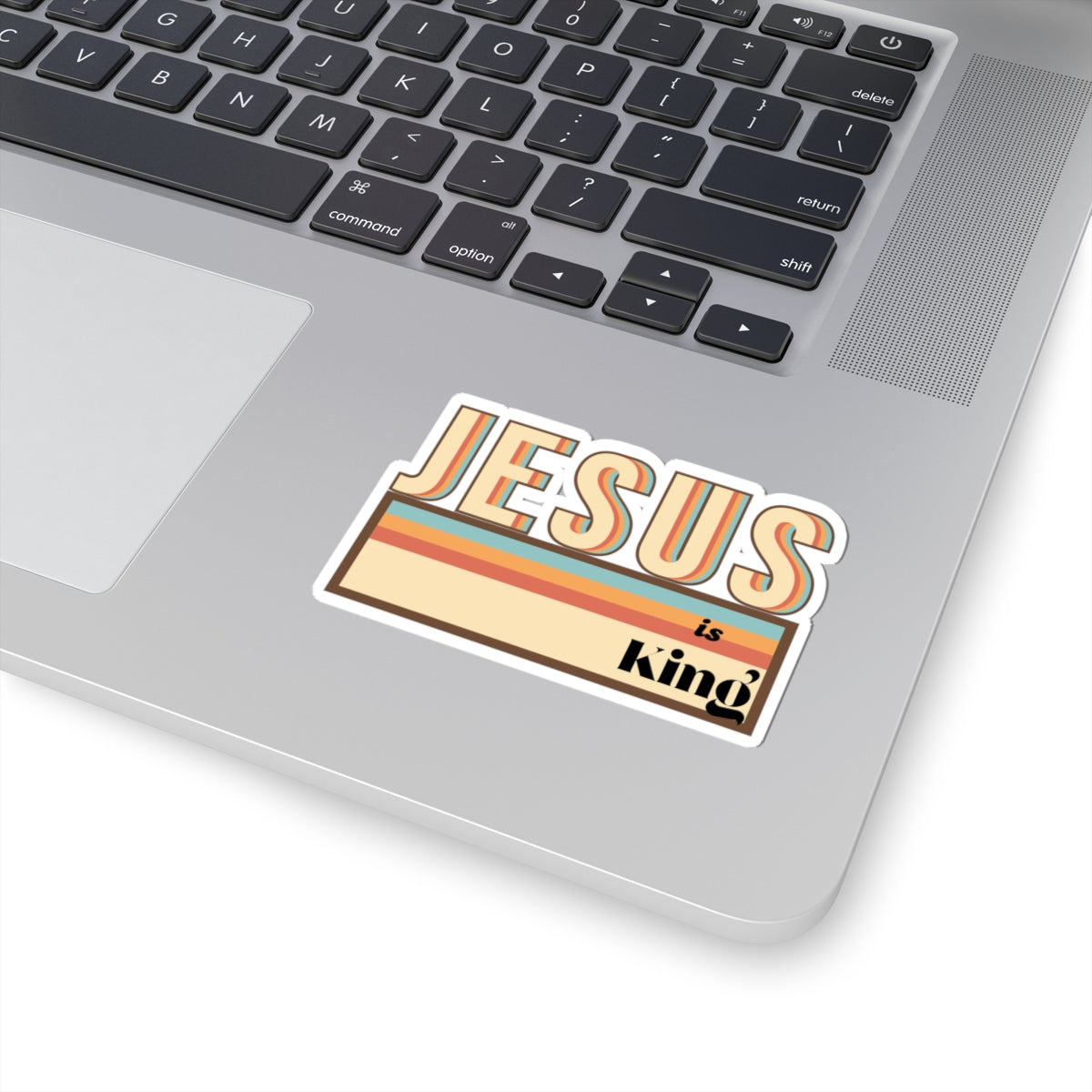 Jesus is King - Kiss-Cut Stickers
