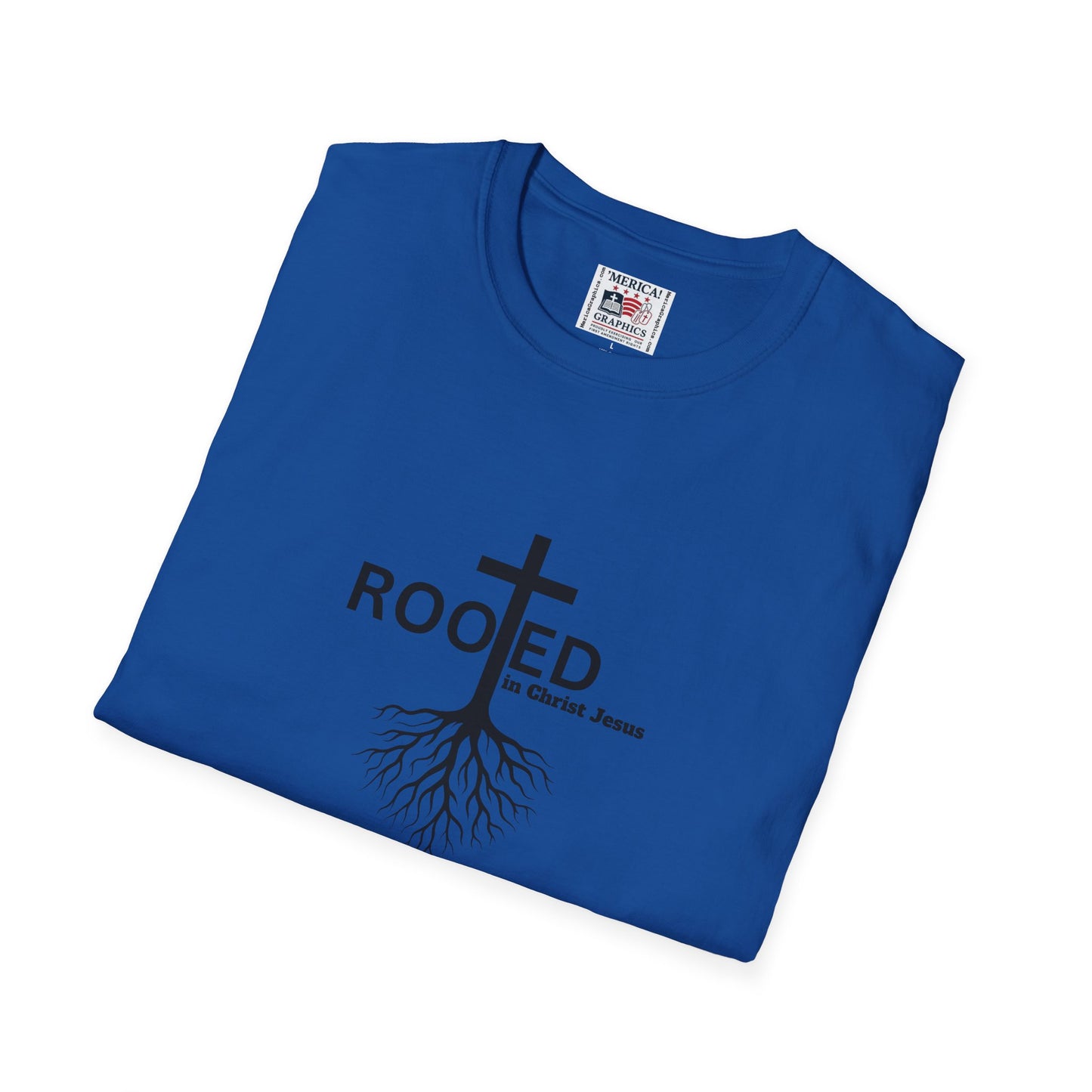 Rooted in Christ Jesus - unisex Softstyle Tee