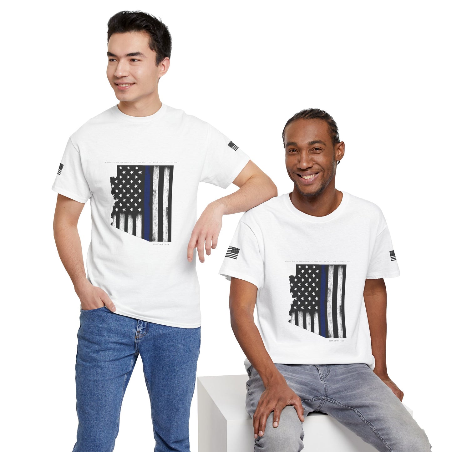 Arizona -Thin Blue Line -Tee