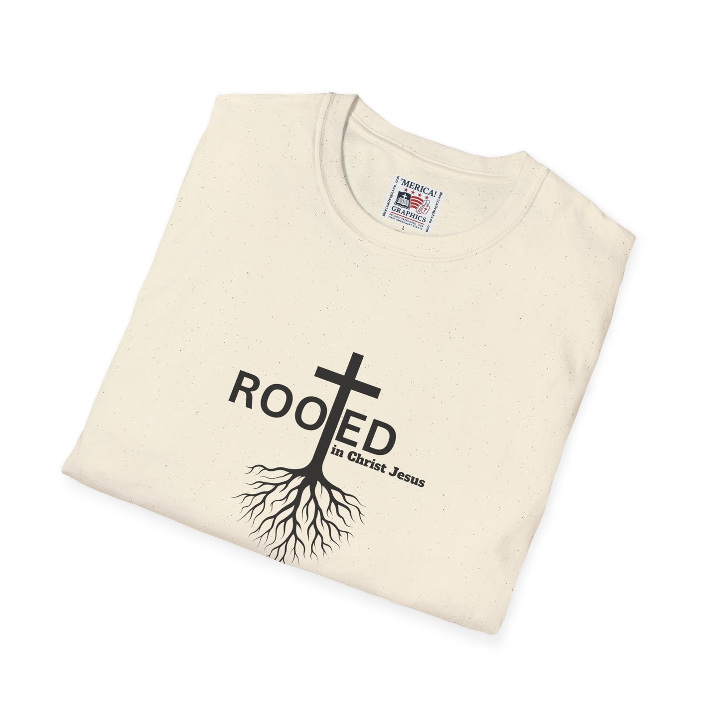 Rooted in Christ Jesus - unisex Softstyle Tee