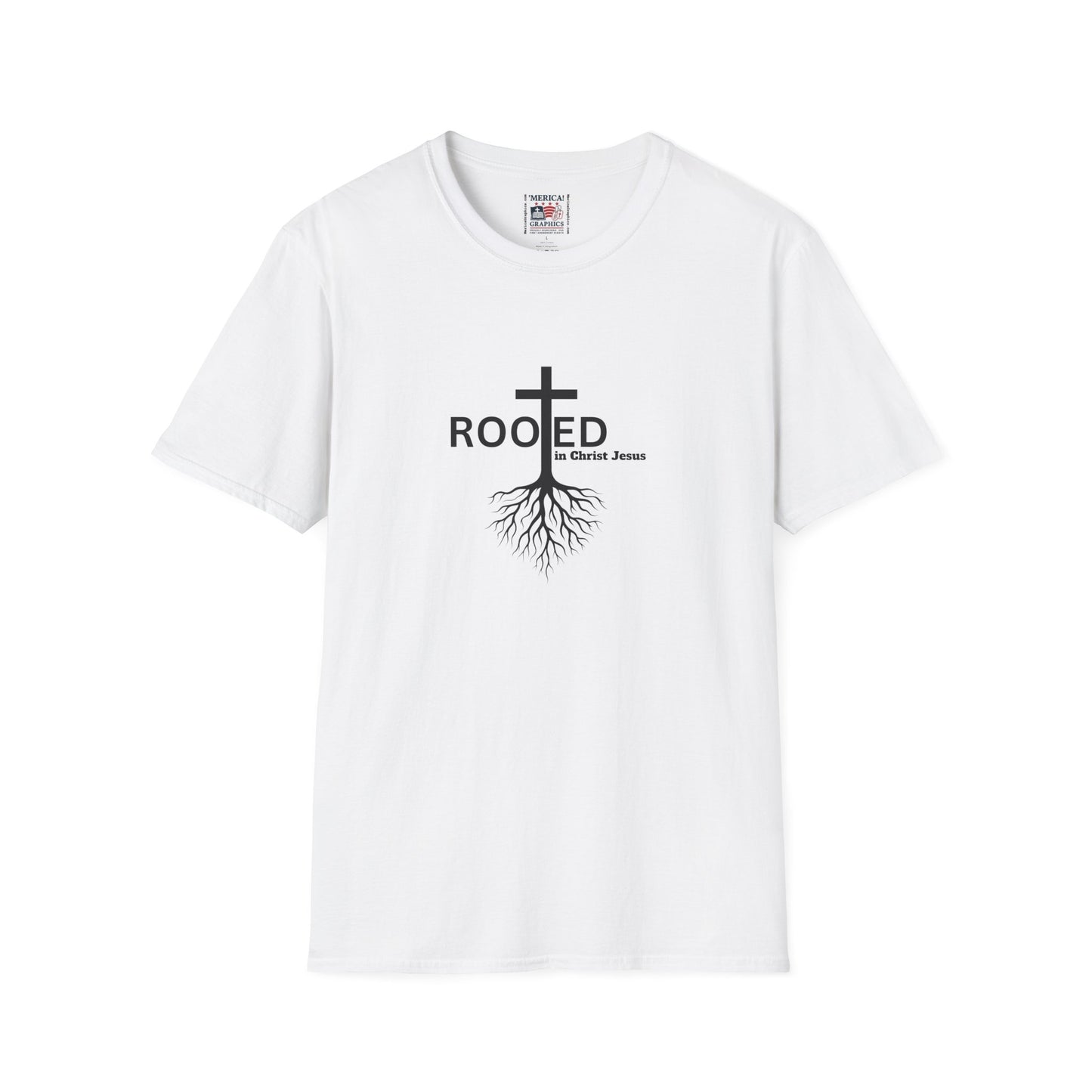 Rooted in Christ Jesus - unisex Softstyle Tee