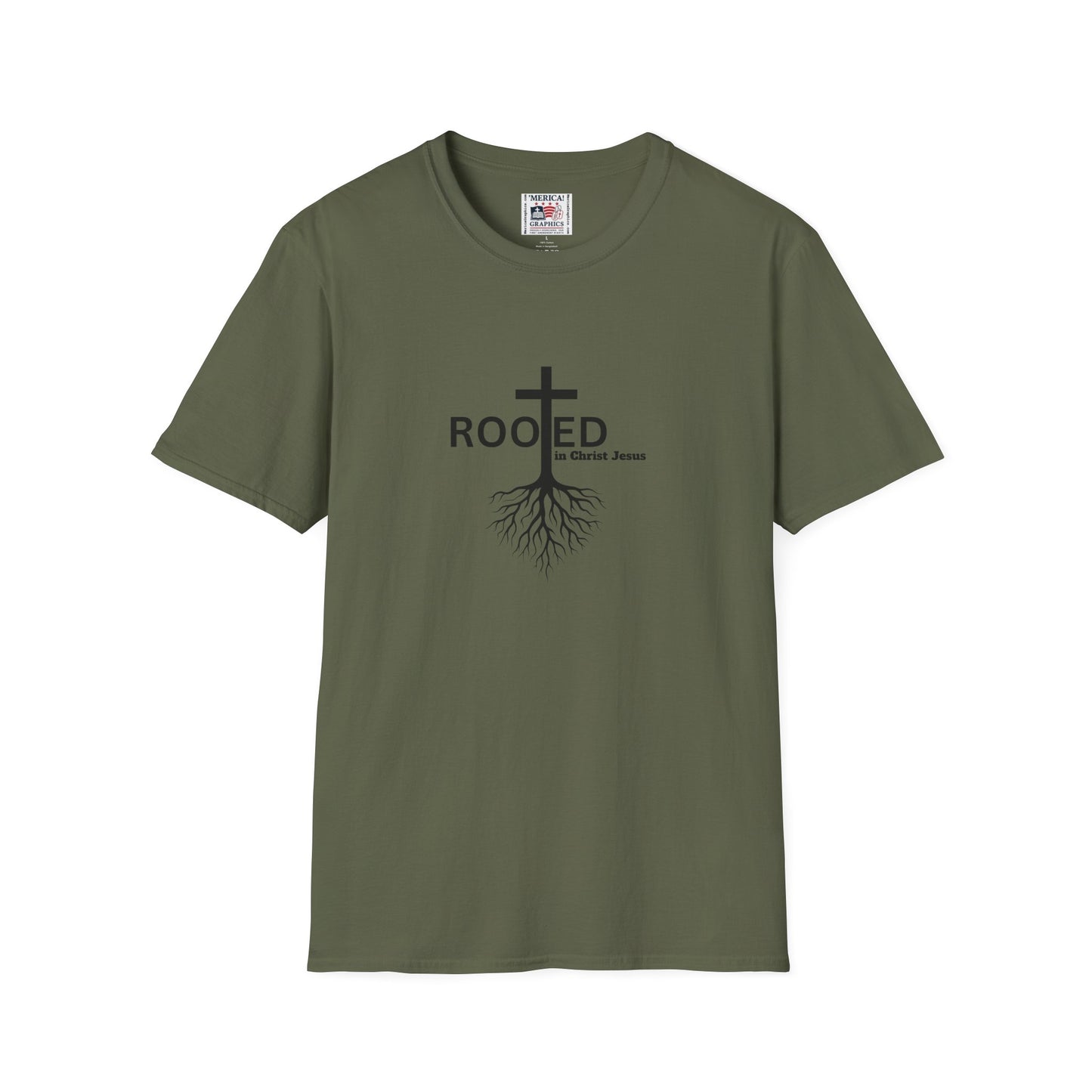 Rooted in Christ Jesus - unisex Softstyle Tee