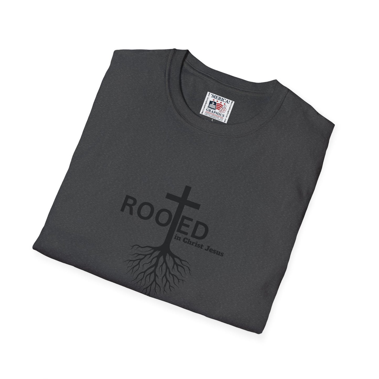 Rooted in Christ Jesus - unisex Softstyle Tee