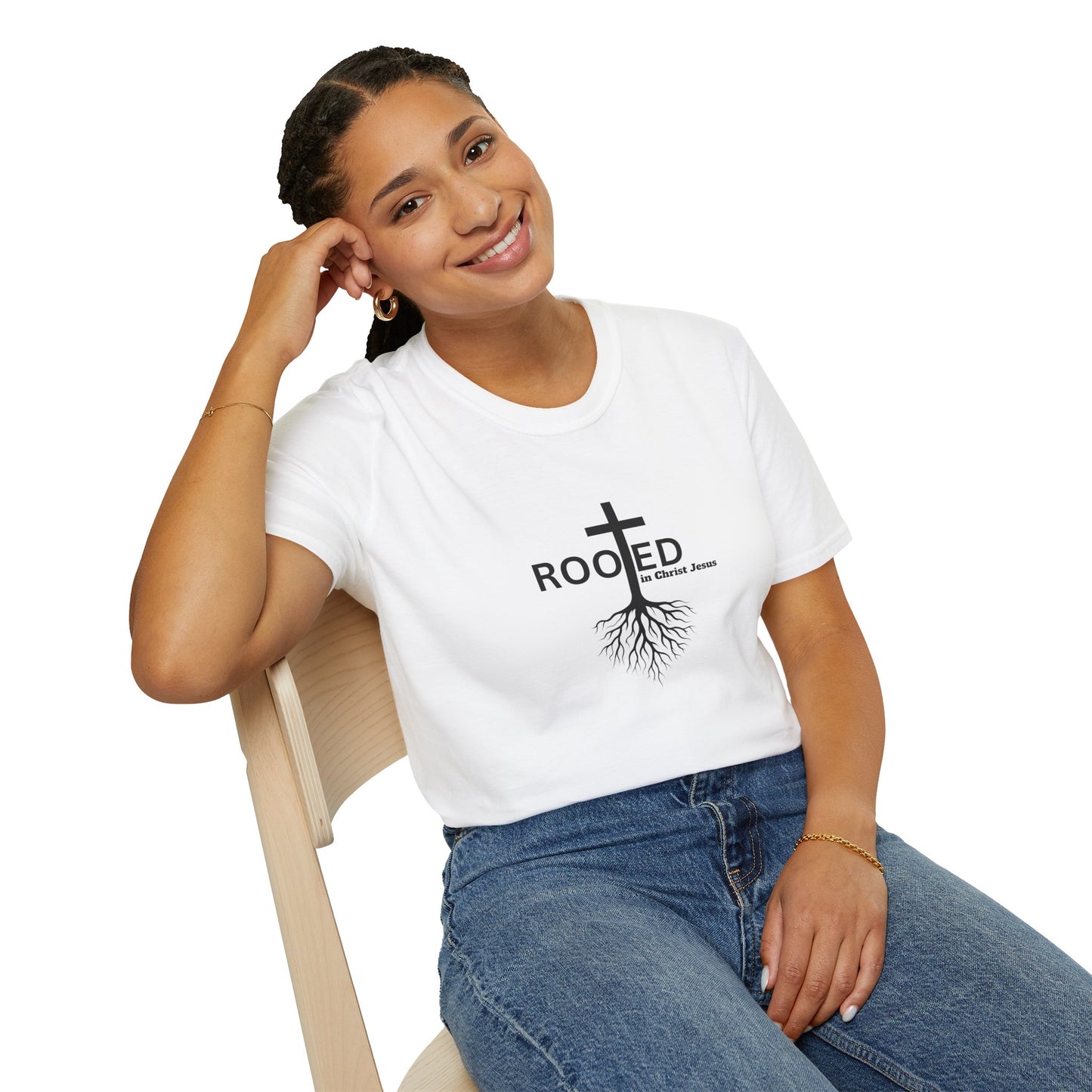 Rooted in Christ Jesus - unisex Softstyle Tee