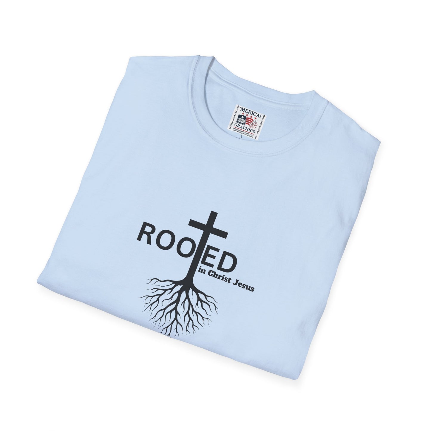 Rooted in Christ Jesus - unisex Softstyle Tee